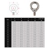 Eye Bolt 304 - Tornillos de acero inoxidable para anilla