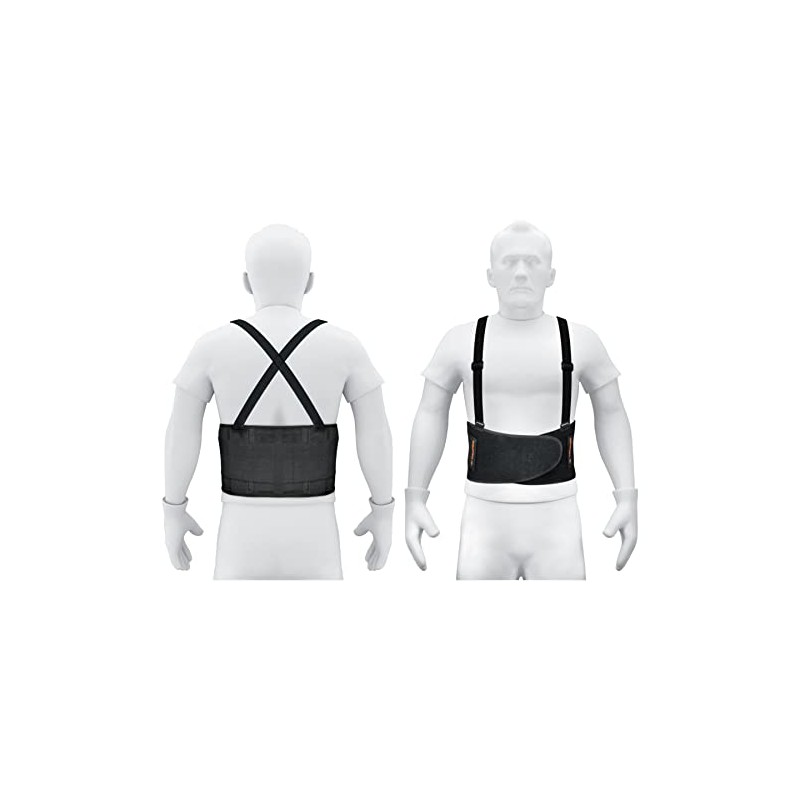 Truper FAJA-M, Faja con tirantes ajustables, talla mediana