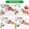 6 Pairs Reusable Chopsticks Helper,Chopsticks Trainer Training Chopsticks For Adults