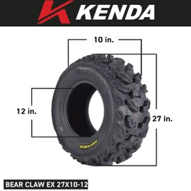 Kenda Bear Claw EX 25x11-10 ATV 6 PLY Tire (2 Pack)
