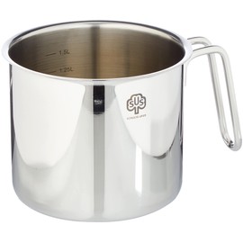 Schulte-Ufer Romana i Milchtopf, Edelstahl, Silber, 14cm