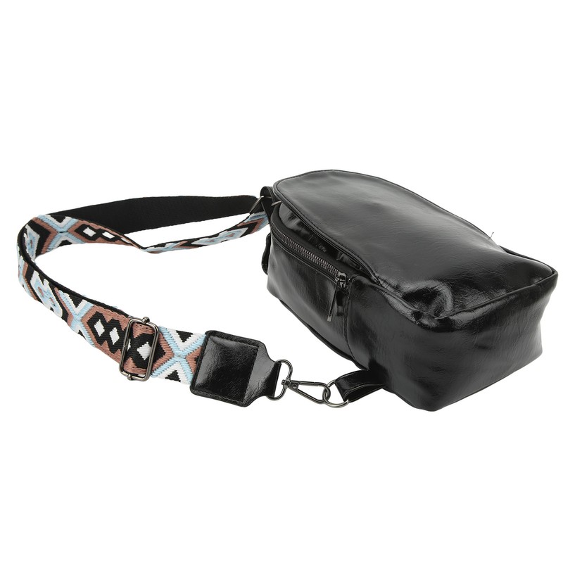 PU Leather Sling Bag Single Strap Shoulder Bag for Outdoor