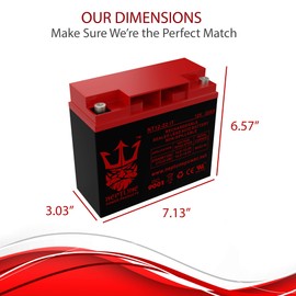 Neptune 12V 22Ah NT-12220 Rechargeable SLA Sealed Lead Acid Battery