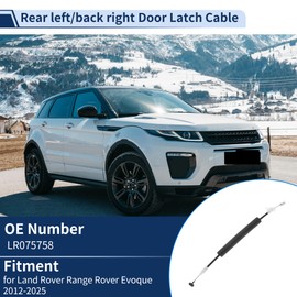 X AUTOHAUX Door Latch Cable Door Cable Latch Release No.LR075758 for Land Rover Range Rover Evoque 2012-2025 Rear Left Right 1 Pcs