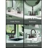 Cobbe Bathroom Vanity Faucets, 4-Inch Oil Rubbed Bronze Bathroom Sink