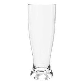 QG 25 oz Unbreakable BPA Free Plastic Pilsner Beer glass | Set of 4 Clear