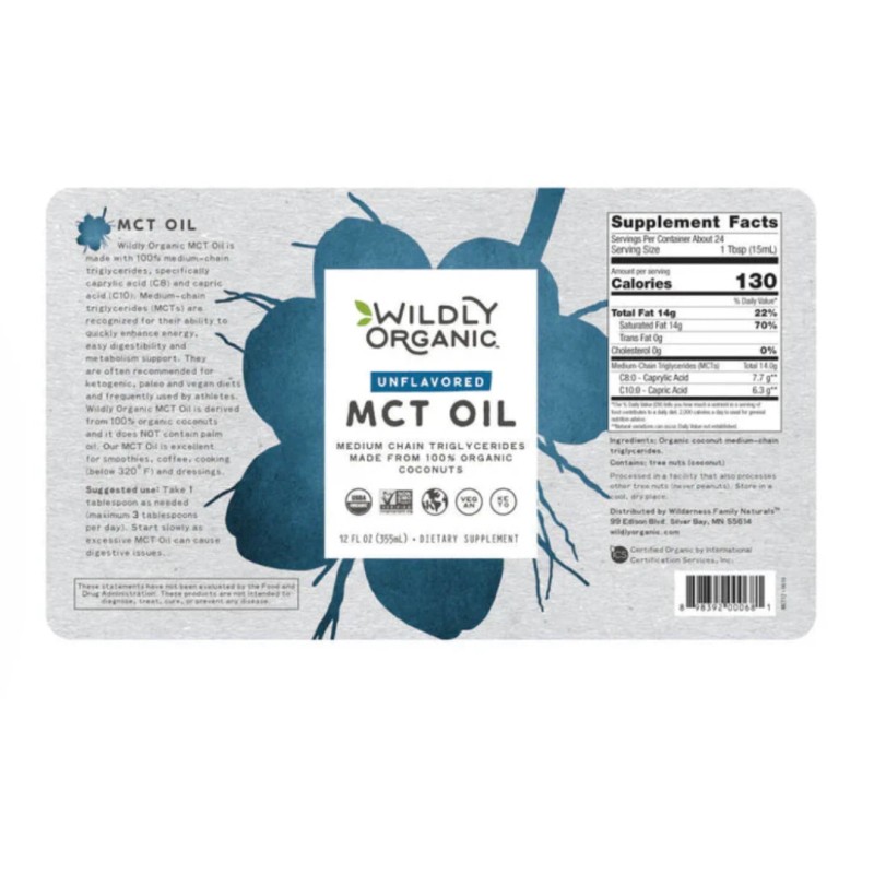 Wildly Organic *2pack* Wildly Organic - MCT Oil (12oz) -