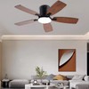 Ayaoty Ceiling Fans with Lights, 42 inch Low Profile Ceiling