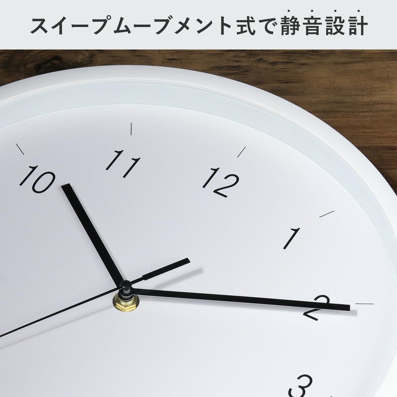 Fuji Boeki Enkel Wall Clock, Diameter 11.8 inches (30 cm),