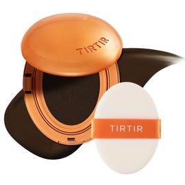 [*Mini Size*] TIRTIR Mask Fit Ai Filter Cushion Foundation | AI-Like Semi-Matte Finish - Up to 72-Hour Medium to Full Coverage Korean Make up Beauty, #55N Espresso, 0.15 oz
