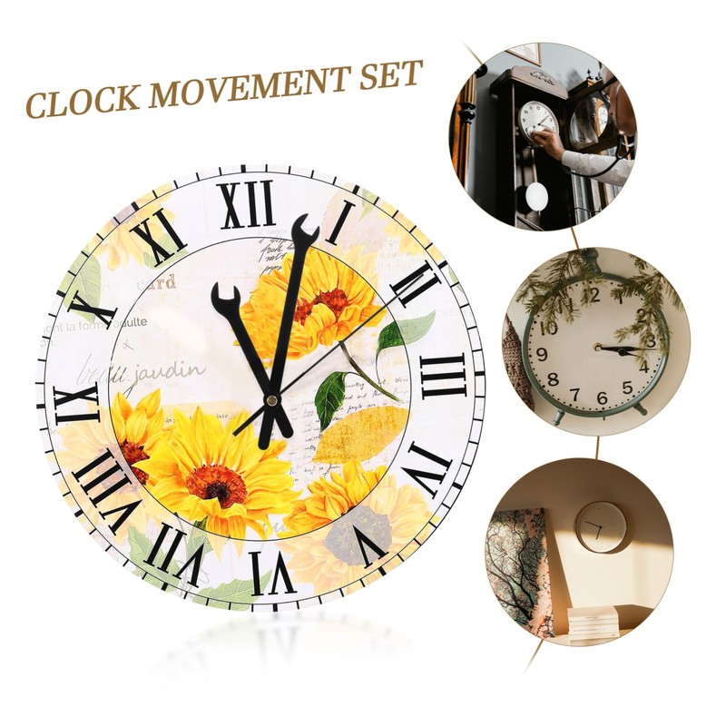 Gadpiparty 1 Set DIY Clock Mechanism Set of Replaceable Clock