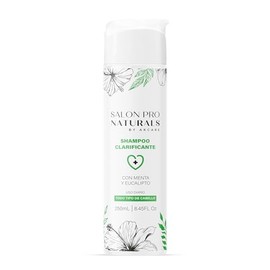 Shampoo Detox Profesional Anticaspa Natural con Menta | Hombre y Mujer | Limpieza Profunda Sin Sulfatos | Control de Grasa | Apto Cabello Graso | 250 ml