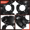 A-Premium Front Driver & Passenger Side Brake Dust Shield Compatible