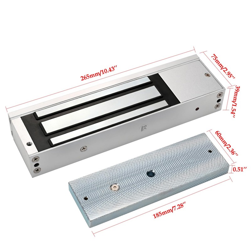 Electromagnetic Lock Waterproof 1200LBS 500KG Holding Force with Z and