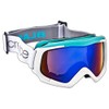 Black Crevice Women's Ski Goggles White White/Blue Size:One Size