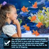 CCOZN 15 Pieces Orange Plastic Artificial Goldfish Aquarium Fish Bowl