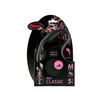flexi New Classic Retractable Lead Cord, Medium, Black