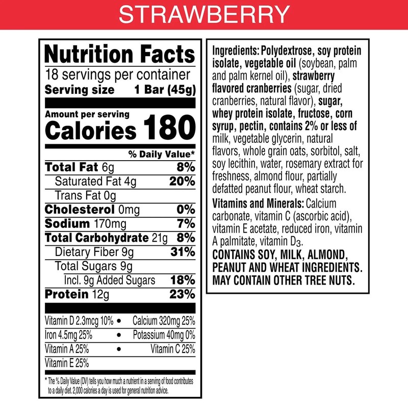 Special K Protein Bars, Strawberry, 18 ct.