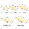 SUPERFINDINGS Over 60pcs 2 Colours 5 Sizes Iron Fishing Bait