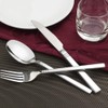 Fiaze 80-Piece Flatware Cutlery Silverware, Stainless Steel, Service for 16