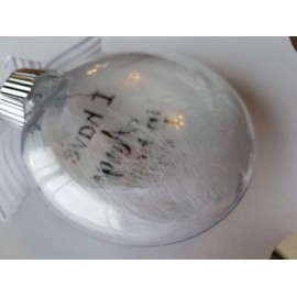 Memorial Angel In Heaven Dad Father Wings Christmas Ornament - Bereavement Gift for Daughter