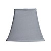 Urbanest Square 5.25x9x8" Softback Bell Lampshade, Gray, Faux Silk, Spider