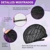 GALASALA Disfraz Mujer, Pelucas para Mujer Bob Corto con Flequillo