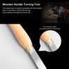 Half Round Turning Tool High Speed Steel Beech Handle Lathe