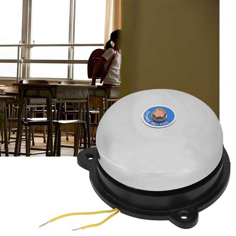 Electric Bell Bells 220V 100mm/4in Non‑Sparking Bells Stainless Steel for
