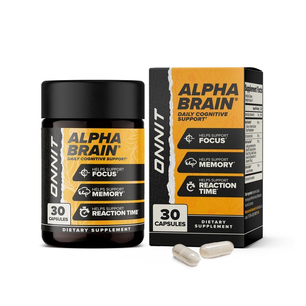 ONNIT Alpha Brain Nootropic Brain Supplement for Men & Women
