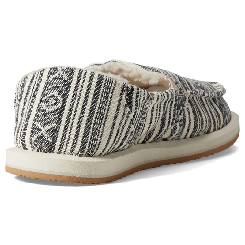 Sanuk Donna Blanket Chill Natural/Black 6 B (M)