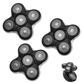 Balder Pro Replacement Head Compatible with Remington Balder Pro Head XR7000 XR1500 XR1501,5 Dual Track Shaver Heads Compatible with Remington Shaver Replacement Blade,3 Pack