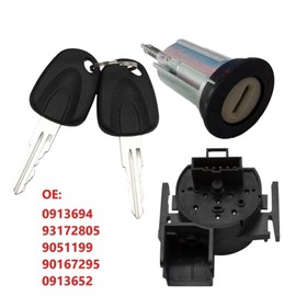 Ignition Lock Switch Barrel with Keys Fits Opel Vauxhall Corsa Meriva 0913694 091365 93172805 9051199 90167295 0913652 Vauxhall Corsa Ignition Barrel