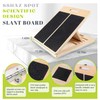 SSHAZ SPOT Professional Wooden Slant Board for Calf Stretching, Portable