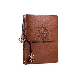 GamTelightpe Navigation Fotoalbum, 18 x 22 cm, Leder, Scrapbooking, Vintage, Hochzeit, Fotoalbum, Braun