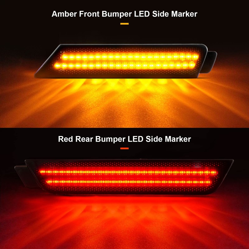 NEIFILES LED Side Marker Light Compatible with Chevy Camaro 2010