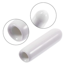 JeoPoom Dishwasher Frame Cover Caps [Pack of 100], Protective Caps for Dishwasher Baskets, Dishwasher Frame Cover Caps, Rust and Scratch Resistant (White)