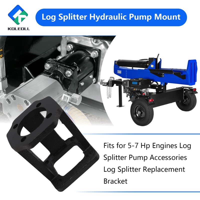 KOLEOLL Log Splitter Hydraulic Pump Mount Fits for 5-7 Hp