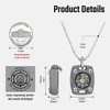 Mecarmy Pocket Keychain Compass, Hiking Survival Compass, Mini Compass Pendant