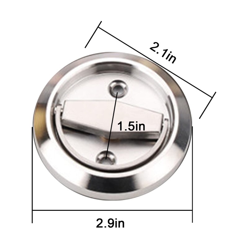 Setaria Viridis Stainless Steel 304 recessed Door Handles ，Hidden Door