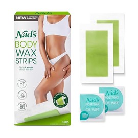 Nad's Body Wax Strips, 24 Strips