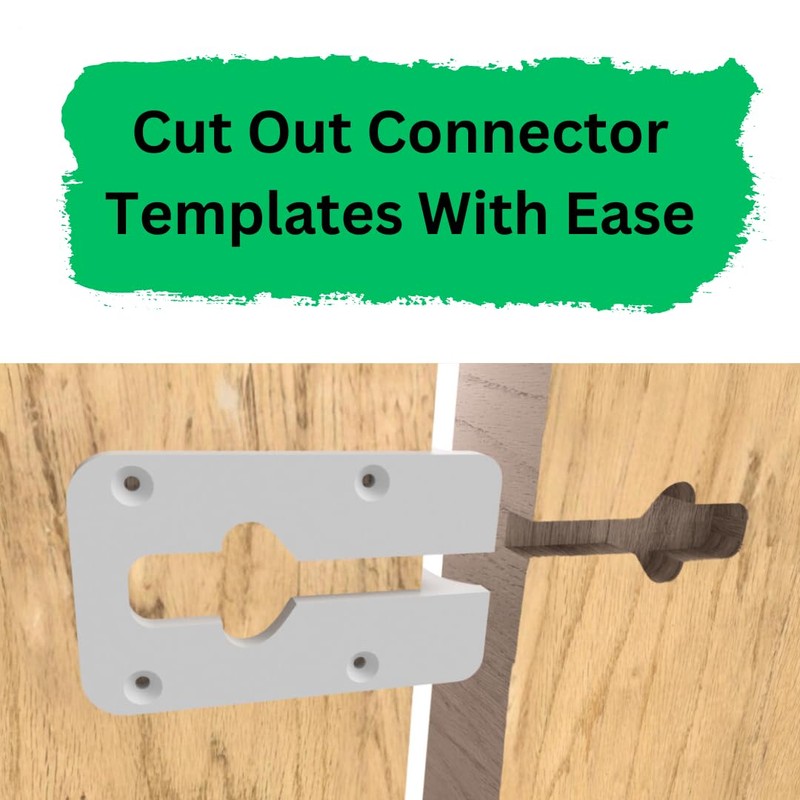 EASYREP Kitchen Worktop Connecting Bolt Router Jig Countertop Work Surface