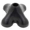 19mm 3/4" Heavy Duty Large Based Quadruple Tip Rubber Foot