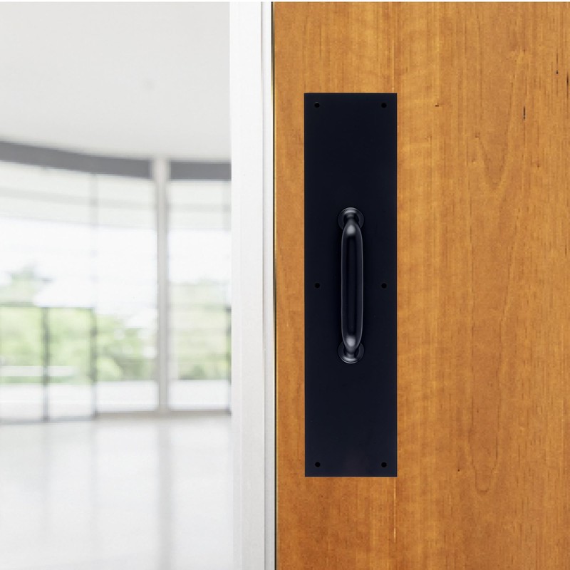 BRINKS Commercial - Commercial 15" Pull Door Plate, Matte Black