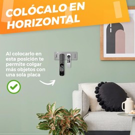 The Inventions Emporium Remote Control Holder - Key Holder for Wall Mount