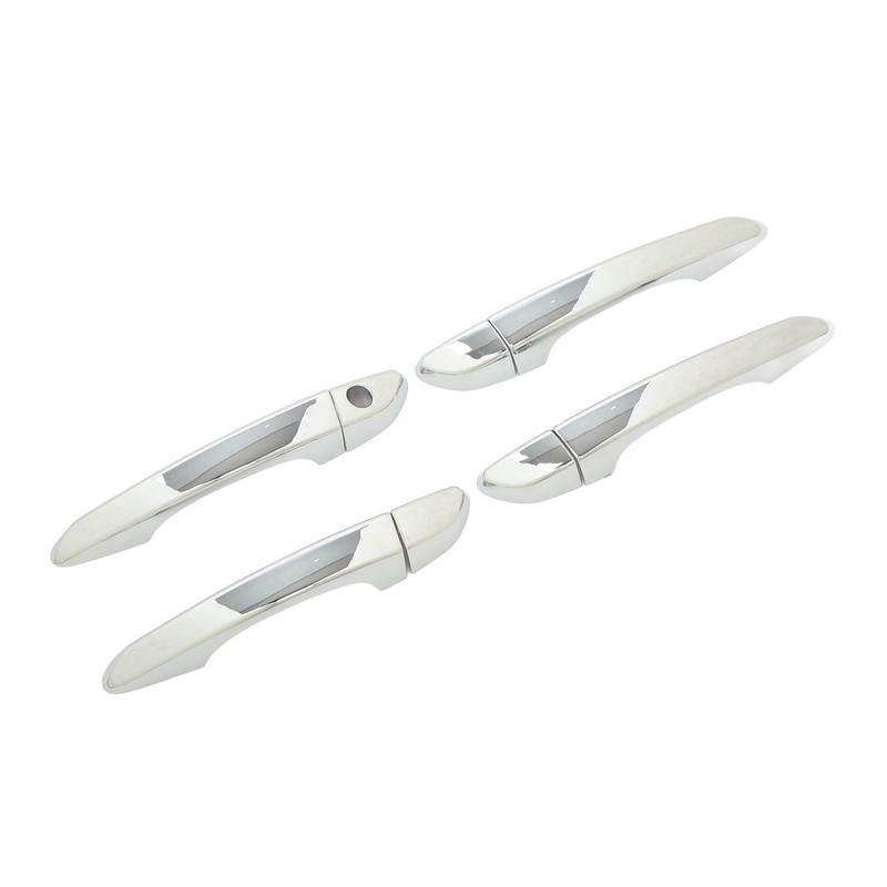 Car Outside Door Handle Cover with Caps Mirror Chrome Replacement