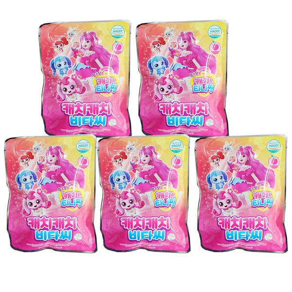 Catch Tiniping Catch Catch Kids Vitamin 40 tablets, 5 peach