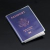 Owfeel 5pcs Frosted Plastic Passport Cover Passport Protector+10pcs Clear Plastic