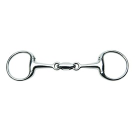 Feeling Unisex's 601028125 Anatomic Dressage Eggbutt Bradoon, Multi-Coloured, 125 mm