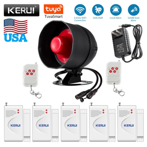 KERUI Wireless WiFi Alarm System Siren Smart Home Security Burglar